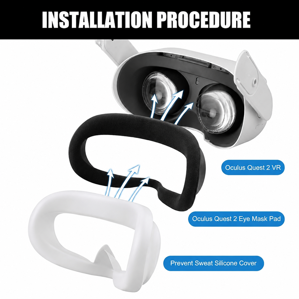 White Quest 2 silicone cover — colour illustration view 4 of 5 # color_white