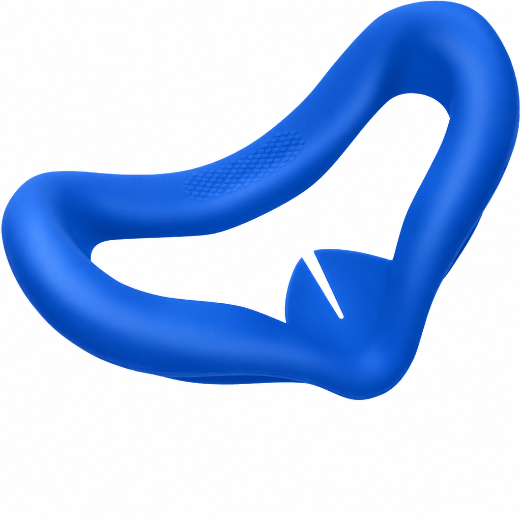 Blue Quest 2 silicone facial cover — colour illustration view 1 of 5 # color_blue