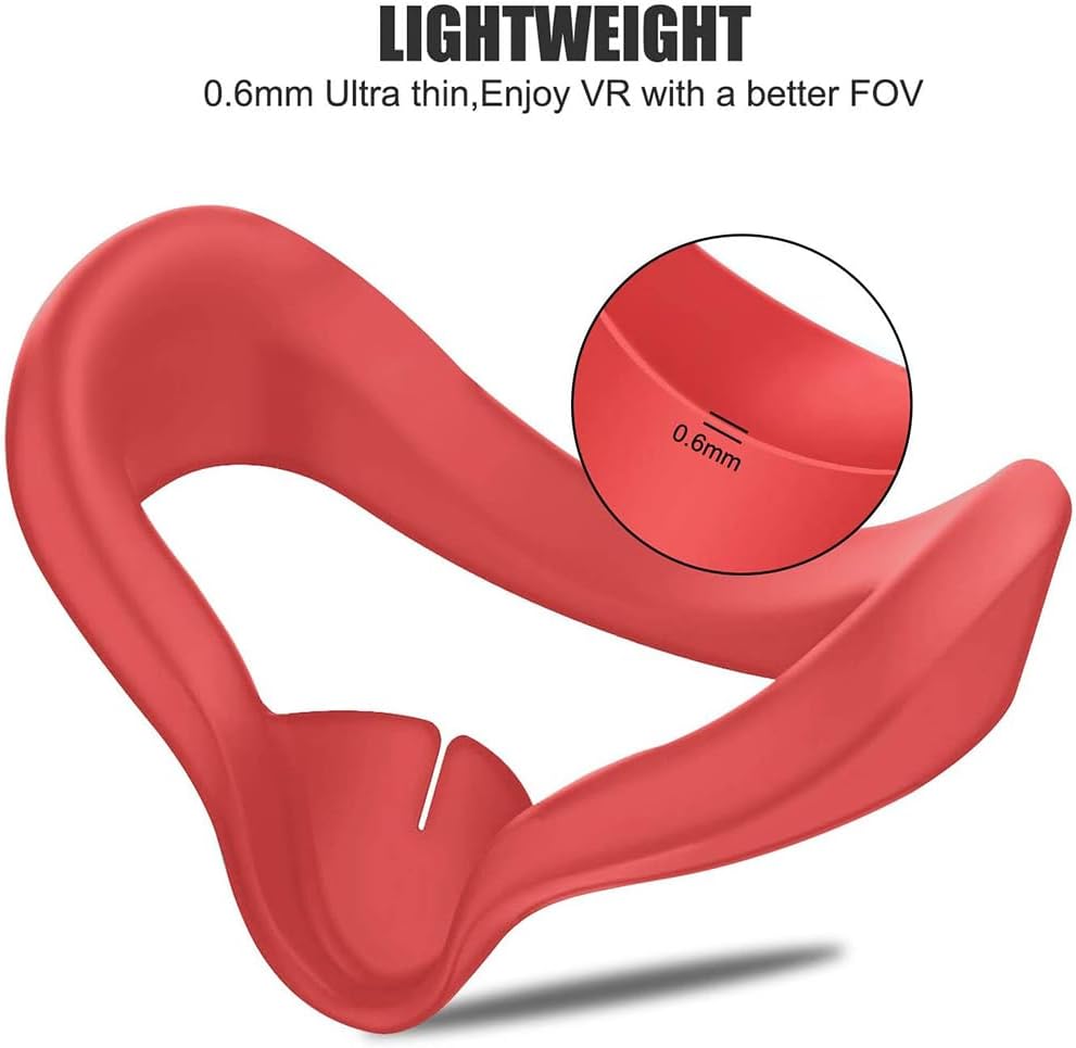 Red Quest 2 silicone cover — design reference view 5 of 5 # color_red