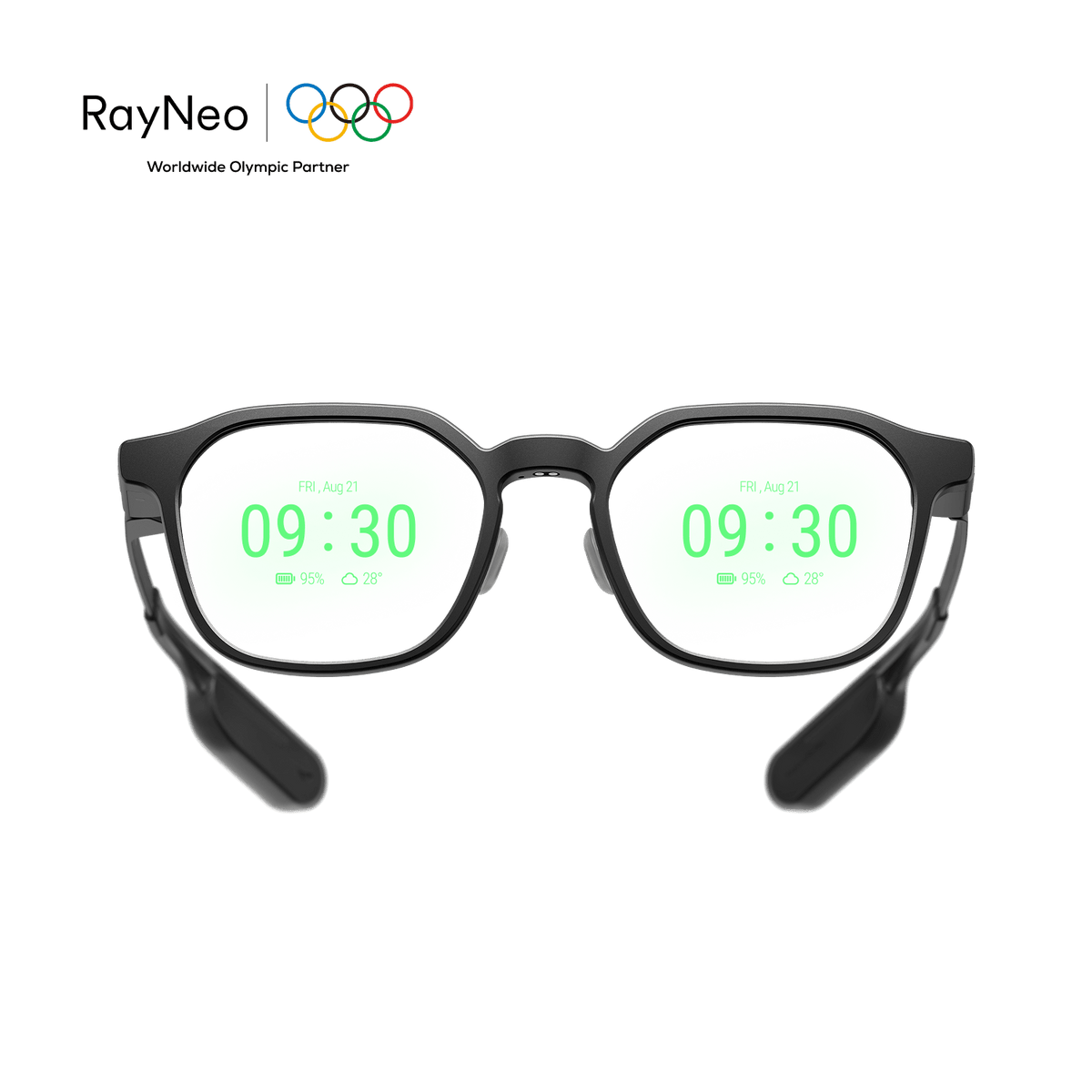 RayNeo iO AI Glasses Polar Night Grey standard