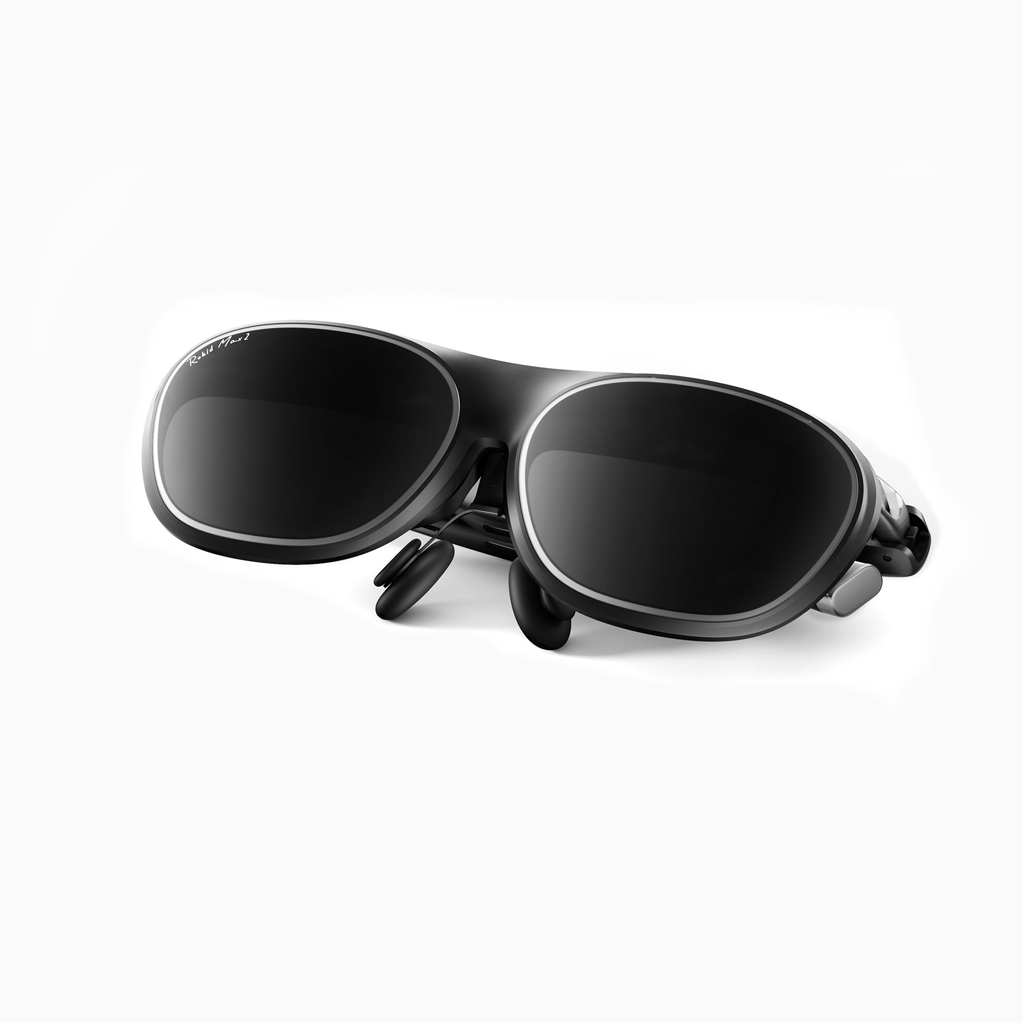 Rokid Max 2 AR glasses folded view