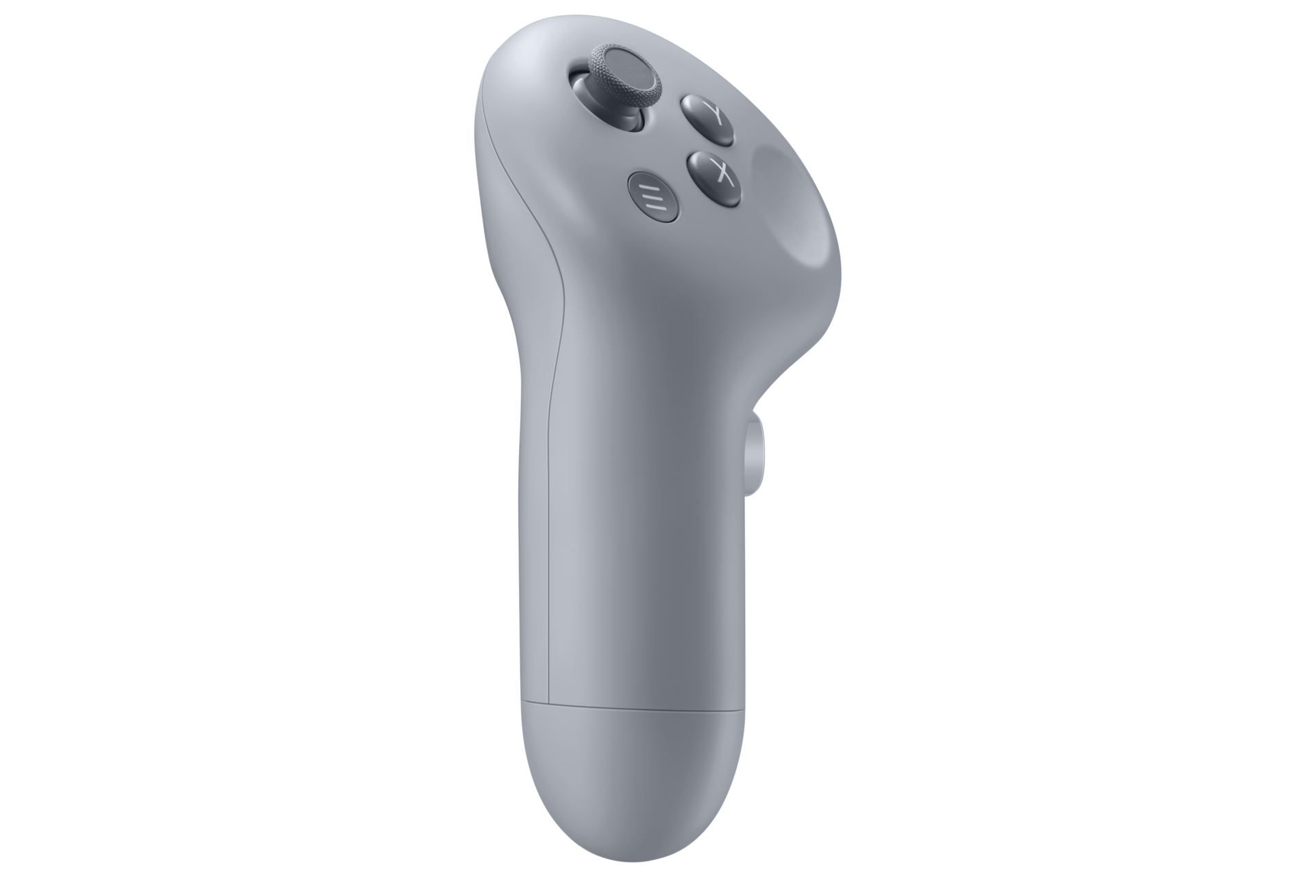 Samsung Galaxy XR Controllers – Silver Shadow, side view