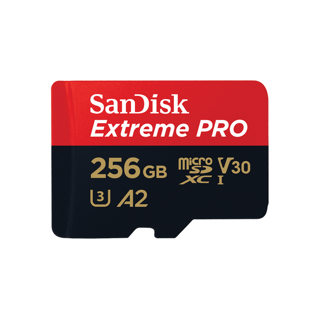 SanDisk Extreme PRO 256GB microSDXC UHS-I Memory Card
