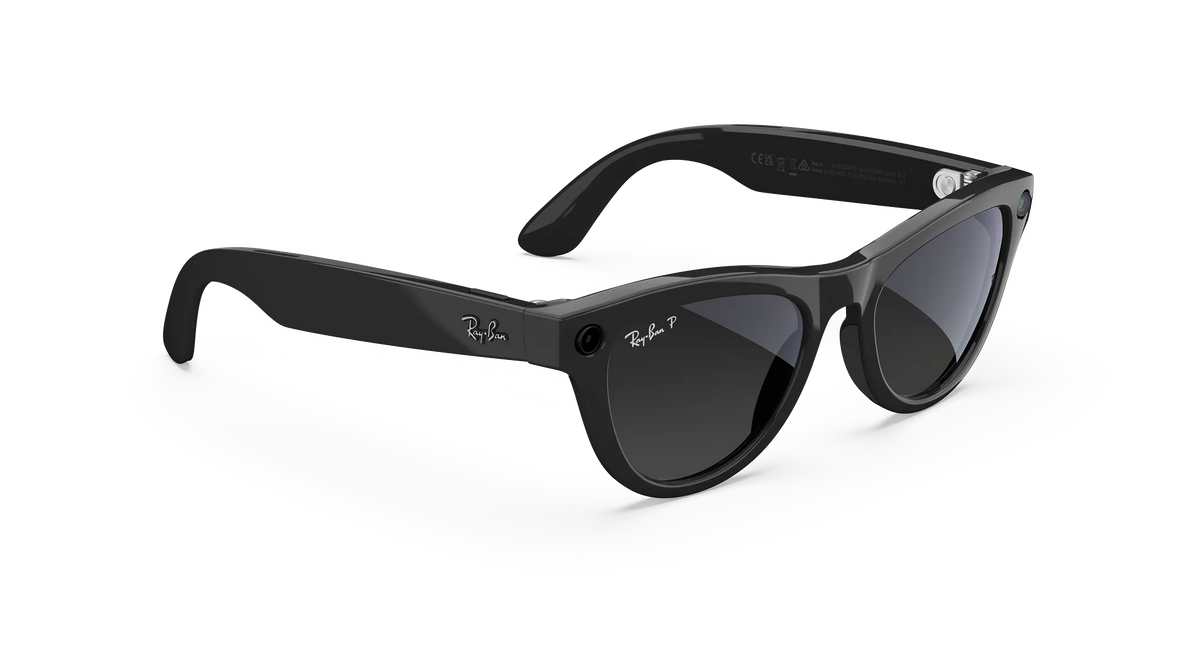 Ray-Ban Meta Skyler Gen 2 - Meta official Ray-Ban Meta Skyler (Gen 2) Shiny Black Polar Gradient Graphite Lenses - view 3 of 5 - source 1741797900042407