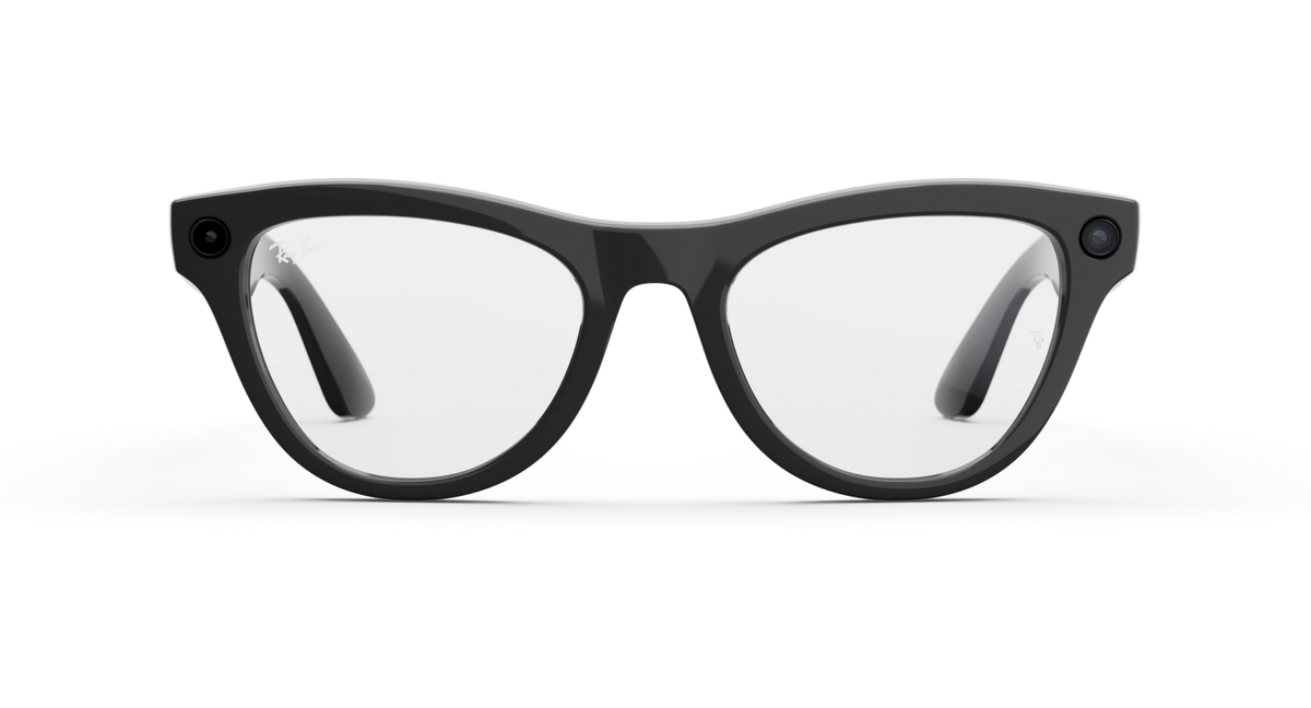 Ray-Ban Meta Skyler Gen 2 - Meta official Ray-Ban Meta Skyler (Gen 2) Shiny Black Clear Lenses - view 2 of 6 - source 890537543161139