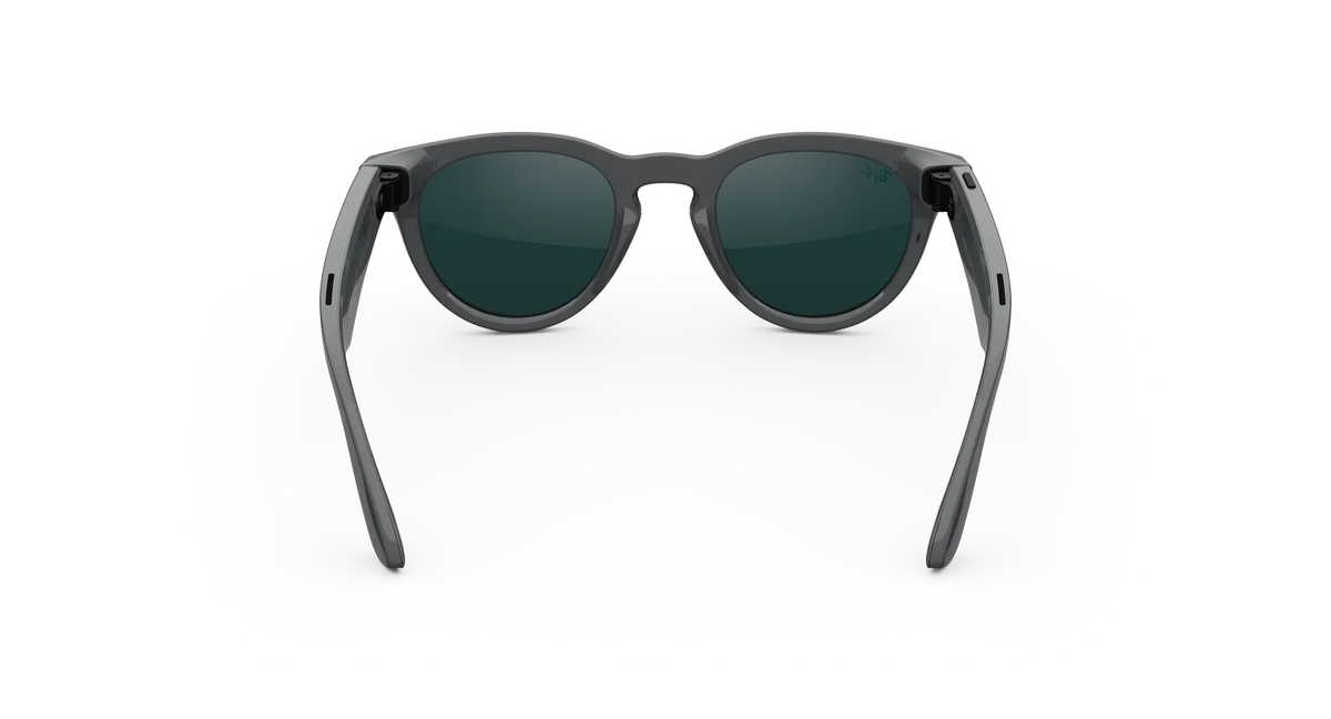 Ray-Ban Meta Headliner Gen 2 - Meta official Ray-Ban Meta Headliner (Gen 2) Shiny Asteroid Grey Transitions Emerald Lenses - view 3 of 4 - source 759493976786081