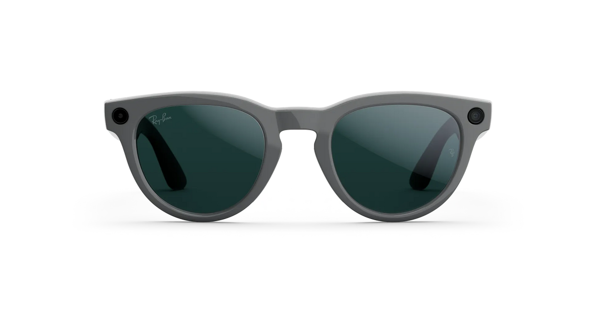 Ray-Ban Meta Headliner Gen 2 - Meta official Ray-Ban Meta Headliner (Gen 2) Shiny Asteroid Grey Transitions Emerald Lenses - view 1 of 4 - source 1096955562395171