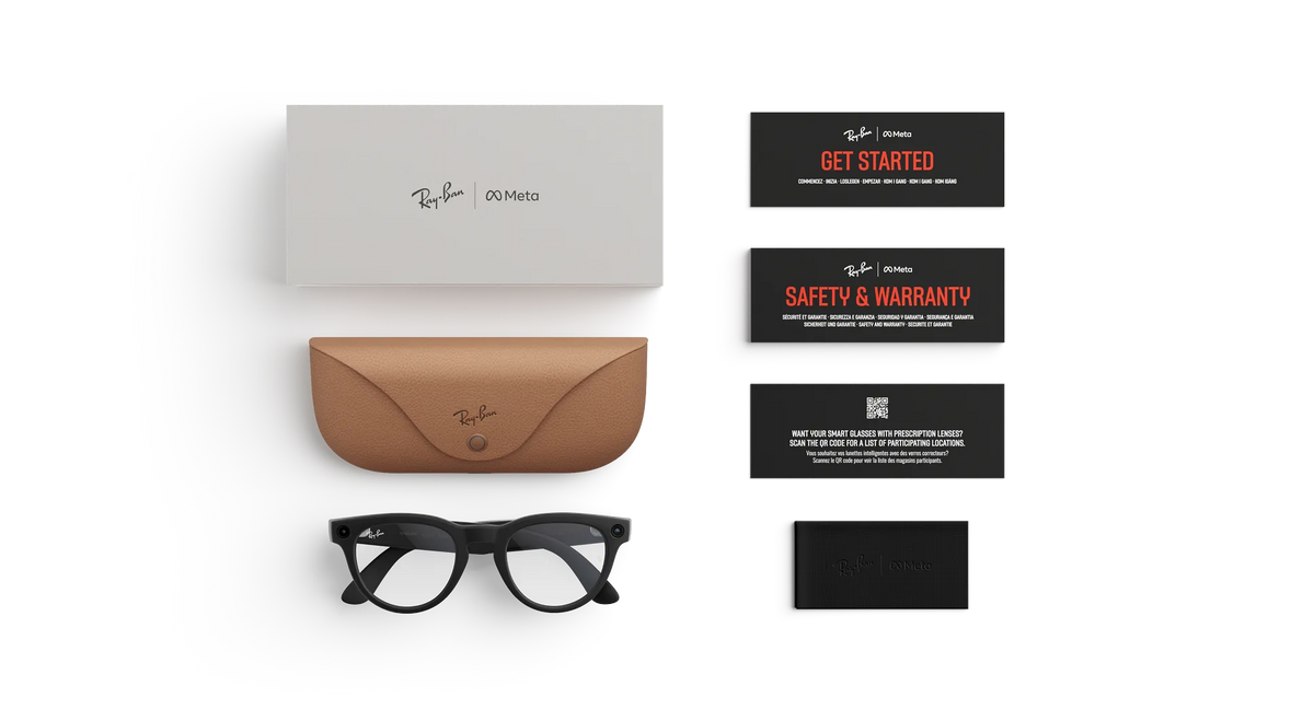 Ray-Ban Meta Headliner Gen 2 - Meta official Ray-Ban Meta Headliner (Gen 2) Matte Black Clear Lenses - view 5 of 5 - source 1095787918675608