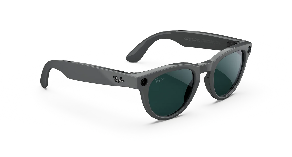 Ray-Ban Meta Headliner Gen 2 - Meta official Ray-Ban Meta Headliner (Gen 2) Shiny Asteroid Grey Transitions Emerald Lenses - view 2 of 4 - source 2226420221130382