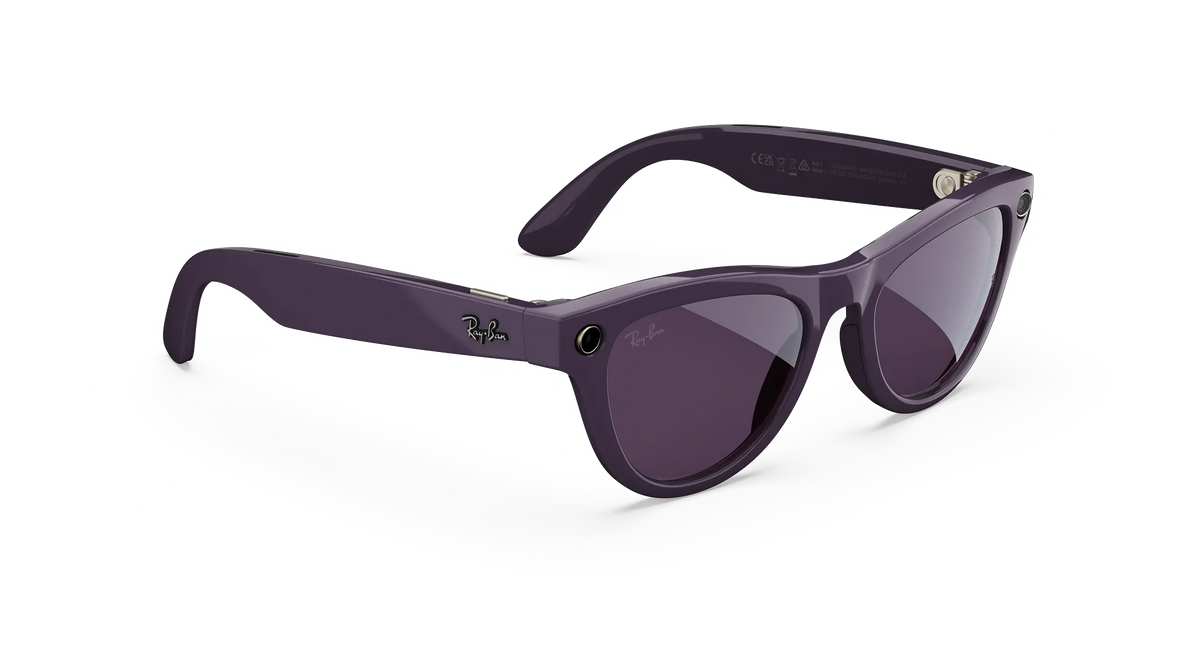 Ray-Ban Meta Skyler Gen 2 - Meta official Ray-Ban Meta Skyler (Gen 2) Shiny Mystic Violet Transitions® Amethyst Lenses - view 3 of 5 - source 1546791133349233