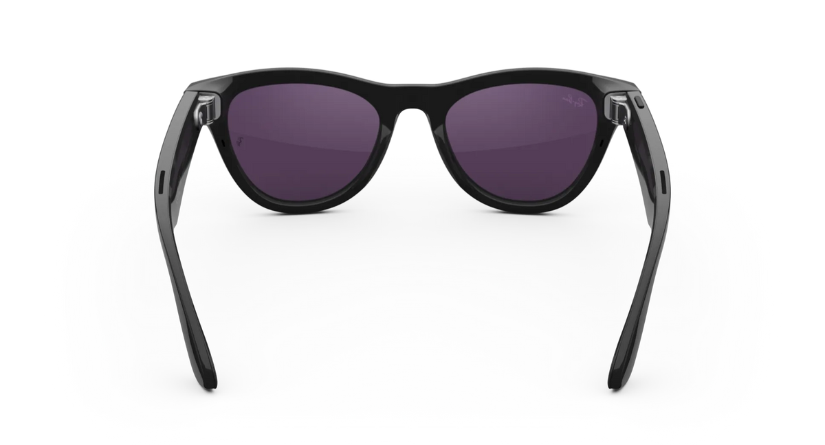 Ray-Ban Meta Skyler Gen 2 - Meta official Ray-Ban Meta Skyler (Gen 2) Shiny Black Transitions® Amethyst Lenses - view 2 of 3 - source 674639214914412