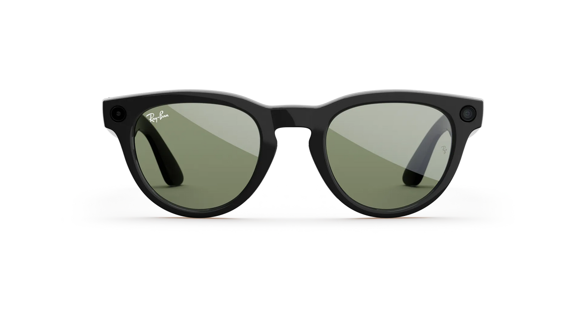Ray-Ban Meta Headliner Gen 2 - Meta official Ray-Ban Meta Headliner (Gen 2) Low Bridge Fit Shiny Black Green Lenses - view 3 of 6 - source 1841708640560468