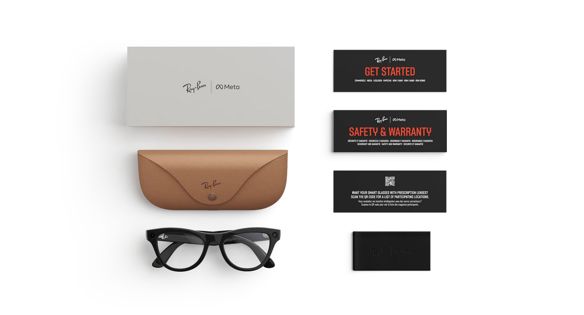 Ray-Ban Meta Skyler Gen 2 - Meta official Ray-Ban Meta Skyler (Gen 2) Shiny Black Clear Lenses - view 6 of 6 - source 511636752002448