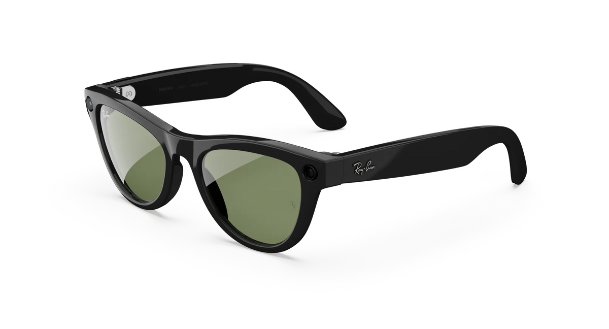 Ray-Ban Meta Skyler Gen 2 - Meta official Ray-Ban Meta Skyler (Gen 2) Shiny Black Green Lenses - view 1 of 5 - source 787529633933347