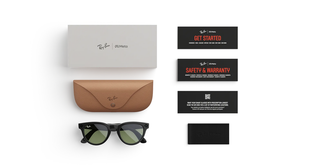 Ray-Ban Meta Headliner Gen 2 - Meta official Ray-Ban Meta Headliner (Gen 2) Low Bridge Fit Shiny Black Green Lenses - view 6 of 6 - source 651588717606501