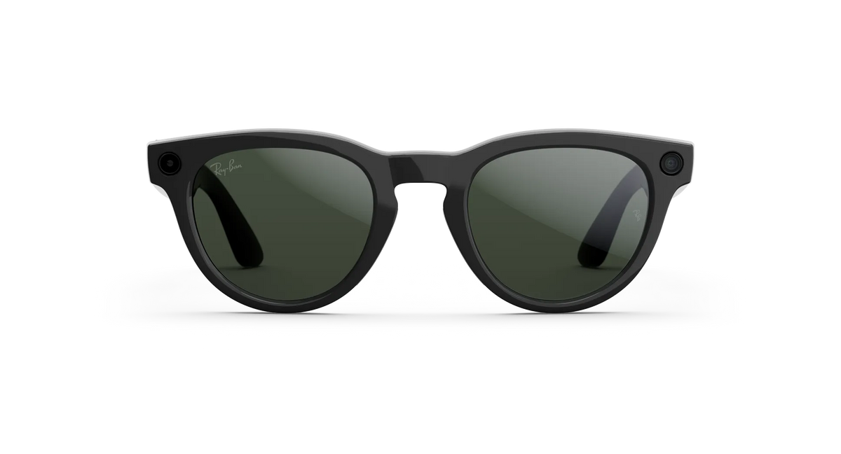 Ray-Ban Meta Headliner Gen 2 - Meta official Ray-Ban Meta Headliner (Gen 2) Shiny Black Transitions® Graphite Green Lenses - view 1 of 4 - source 1954598385373991
