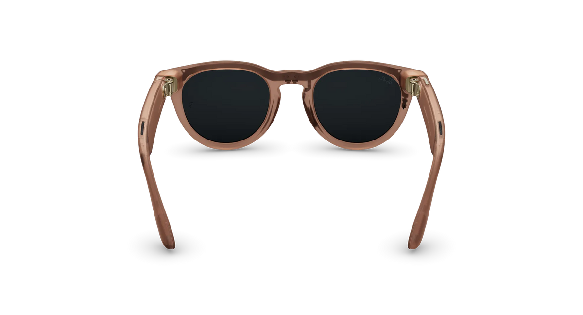 Ray-Ban Meta Headliner Gen 2 - Meta official Ray-Ban Meta Headliner (Gen 2) Matte Transparent Peach Transitions® Grey Lenses - view 4 of 5 - source 1415390136457585