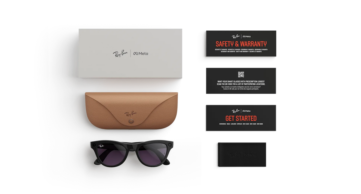 Ray-Ban Meta Skyler Gen 2 - Meta official Ray-Ban Meta Skyler (Gen 2) Shiny Black Transitions® Amethyst Lenses - view 3 of 3 - source 8730695610365016