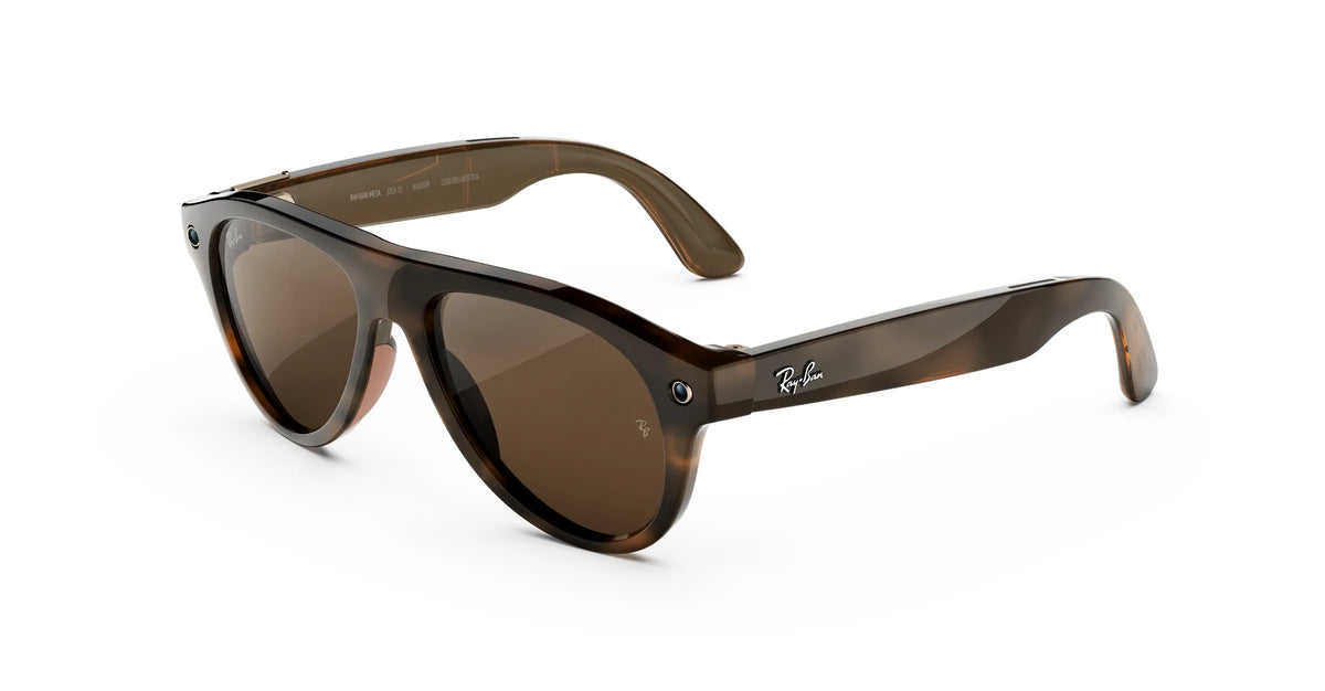 Ray-Ban Meta Aviator Gen 3 Havana / Transitions Brown / Standard