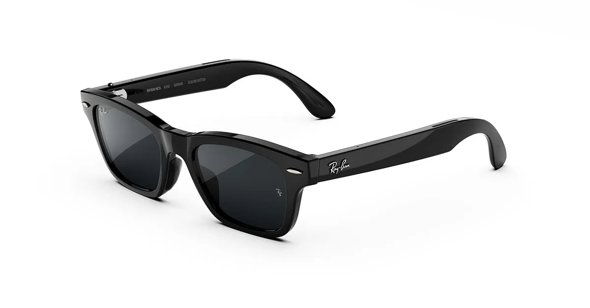 Ray-Ban Meta Audio Burbank Shiny Black / Transitions Grey / Standard