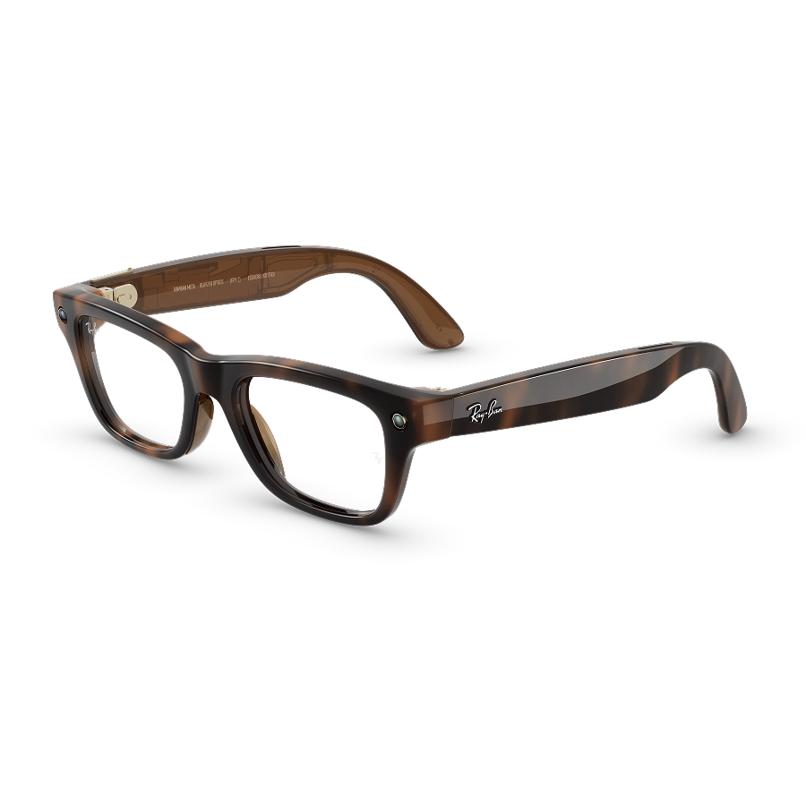 Ray-Ban Meta Blayzer Optics Gen 2 - Meta official Ray-Ban Meta Blayzer Optics (Gen 2), Havana, Clear Lenses - view 1 of 1 - source 1602443980837041