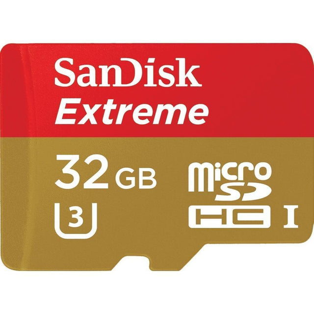 SanDisk Extreme 32GB microSDHC UHS-I Memory Card