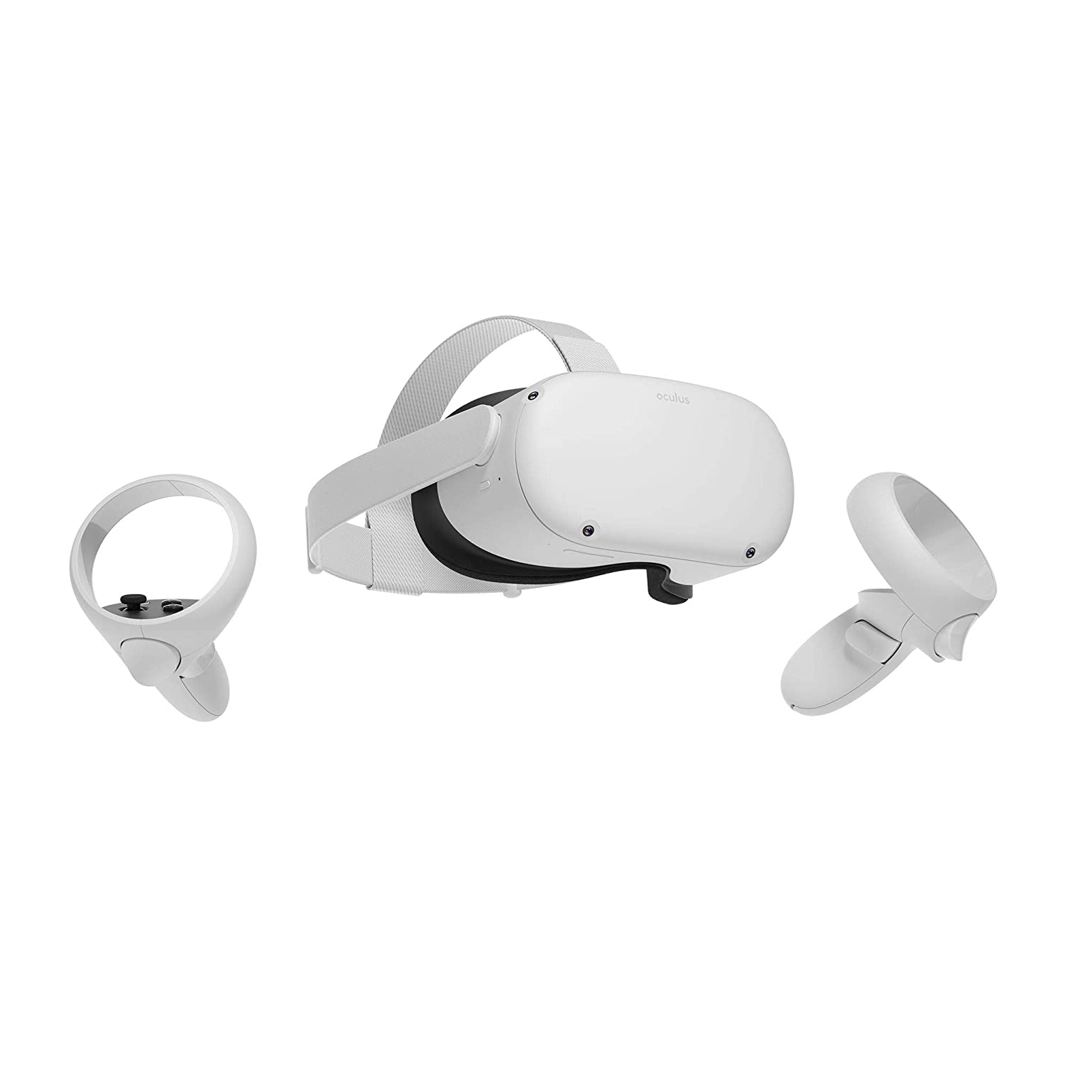 Oculus Quest 2 headsets with controllers