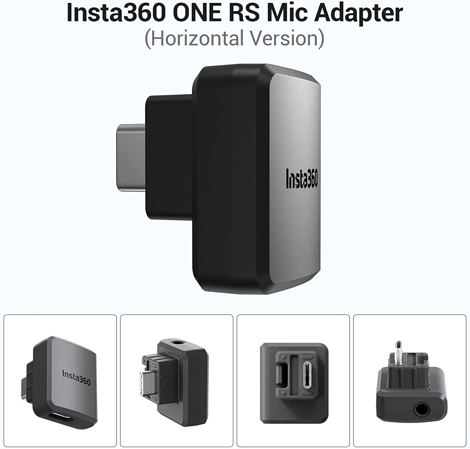 Insta360 ONE RS - Mic Adapter Horizontal Version