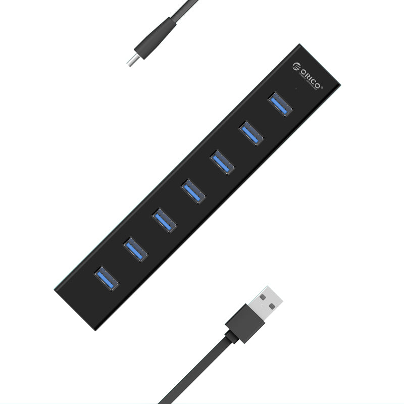 Orico Aluminum 7 Port USB3.0 HUB - Black