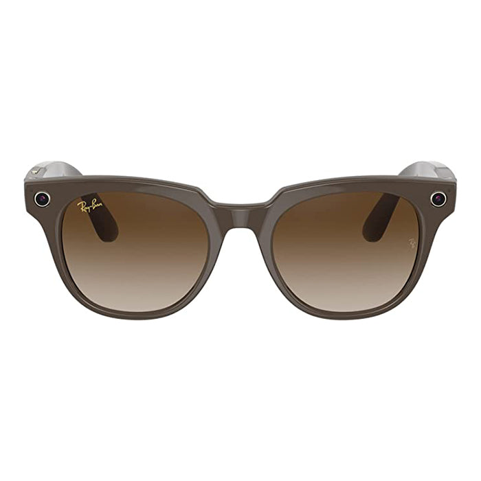 Ray-Ban Stories Facebook Smart Glasses - Shiny Brown
